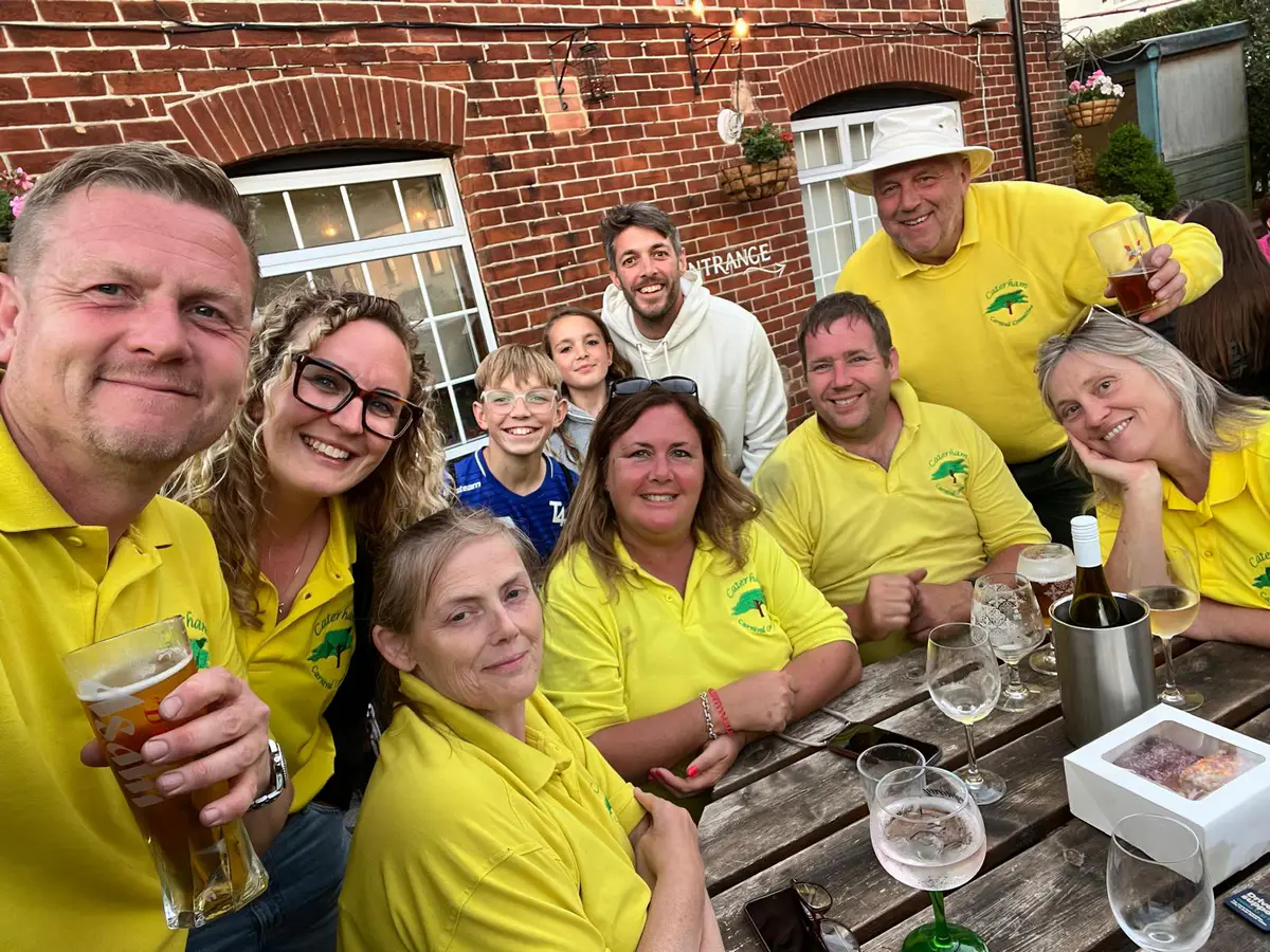 Smiling group photo of the Carnival Committee